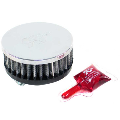 Фильтр нулевого сопротивления универсальный K&N RC-0170 Chrome Filter