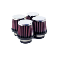 RC-0794 Воздушный фильтр нулевого сопр. d35 D64 H57 конус, хром, к-кт 4шт