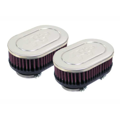 Фильтр нулевого сопротивления универсальный K&N RC-2362 Chrome Filter