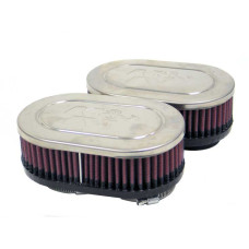 Фильтр нулевого сопротивления универсальный K&N RC-2372 Chrome Filter