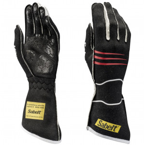 Перчатки для автоспорта Sabelt HERO TG-9, FIA 8856-2000, чёрный, размер 9, RFTG09NRN09