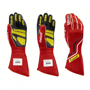 Перчатки для автоспорта Sabelt HERO TG-10, FIA 8856-2018 до 2031 года, красный, размер 12 RFTG10RS12