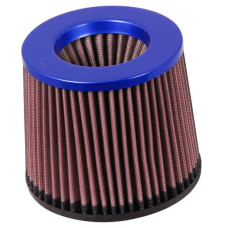 RR-2802 Воздушный фильтр нулевого сопр. d70 D149 H127 конус, Alluminum, с доп.секцией, синий