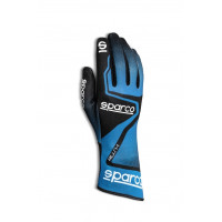 Перчатки для картинга SPARCO RUSH, голубой/черный, размер 09, 00255609AZNR