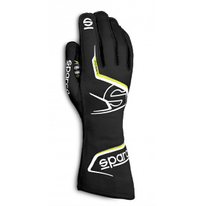 Перчатки для картинга SPARCO ARROW, черный/желтый, размер 08, 00255708NRGF