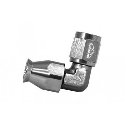 - 4 AN (4AN AN4) фитинг 90° D-04 60 серия НЕ крутящий BLACKROCK LAB T04-090-NS6Ti тефлоноый шланг