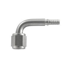 - 4 AN (4AN AN4) фитинг 90° D-04 нерж. сталь, кримп BLACKROCK LAB TC04-091-6 под тефлоноый шланг