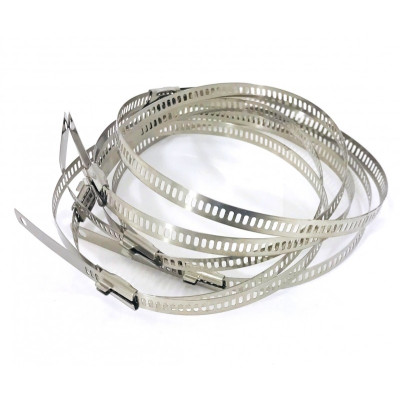 Хомуты усиленные для трубы до 105 мм (4,2") 7 мм*35 см, нерж. сталь, 6шт. Thermal Division TDCL226