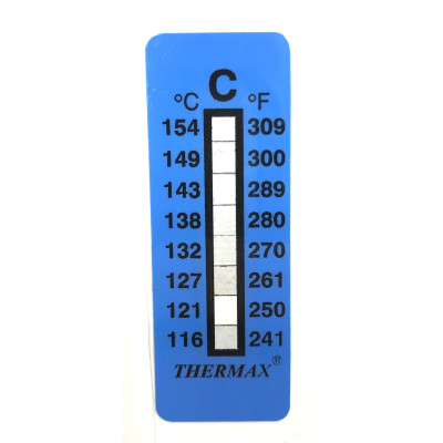 Термоиндикатор THERMAX-C самоклеющийся 1 шт. 116°С - 154°С