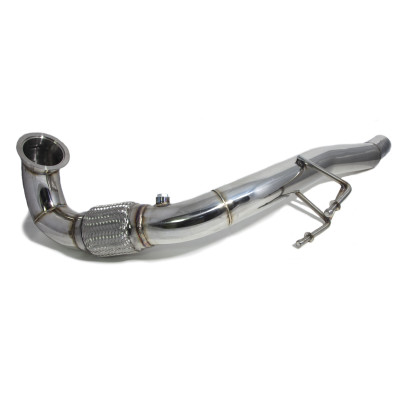 Приемная труба (даунпайп) VW-DP-0222 BlackRock Lab VAG 1.8, 2.0 TSI MQB передний привод