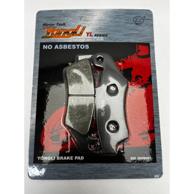 YL-F050 Тормозные колодки дисковые мото YONGLI Organic (FDB892P)
