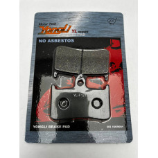 YL-F121 Тормозные колодки дисковые мото YONGLI Organic (FDB533P)