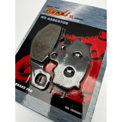 YL-F149 Тормозные колодки дисковые мото YONGLI Organic (FDB2012P) KAWSAKI ZX6R; NINJA; ER - 6