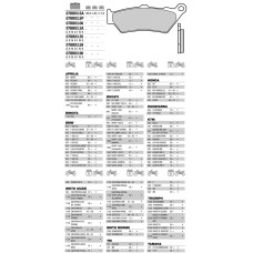 Brembo 07BB033A колодки тормозные МОТО(FDB2006)