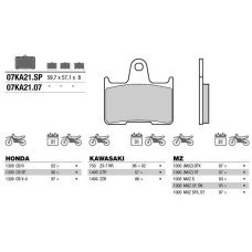 Brembo 07KA2107 колодки тормозные МОТО(FDB2111)