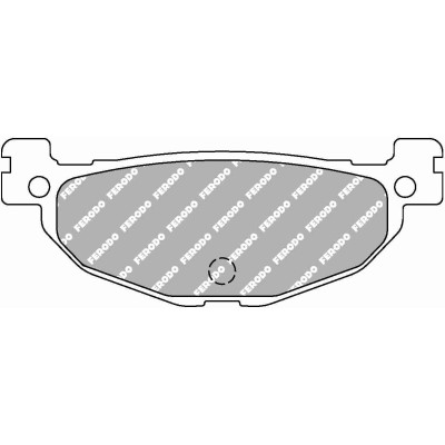 Ferodo FDB2200P Тормозные колодки дисковые MOTO, блистер 2 шт