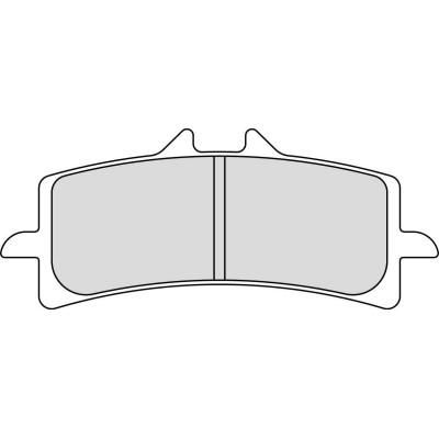 Ferodo FDB2260ZRAC Тормозные колодки дисковые MOTO, блистер 2 шт