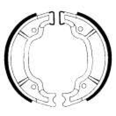 Ferodo FSB947 Тормозные колодки барабанные MOTO, коробка 2 шт