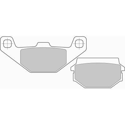 Ferodo FDB2129SG Тормозные колодки дисковые MOTO, блистер 2 шт