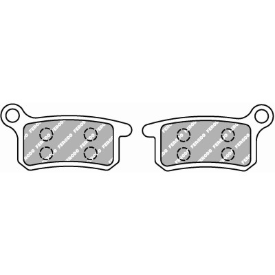 Ferodo FDB2157SG Тормозные колодки дисковые MOTO, блистер 2 шт