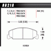 Колодки тормозные HB218R.583 HAWK Street Race передние Honda