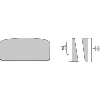 Ferodo FDB155P Тормозные колодки дисковые MOTO, блистер 2 шт