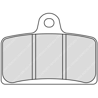 Ferodo FDB2201ST Тормозные колодки дисковые MOTO, блистер 2 шт