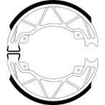 Ferodo FSB954 Тормозные колодки барабанные MOTO, коробка 2 шт