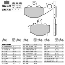 Brembo 07KA16SP колодки тормозные МОТО(FDB2012)