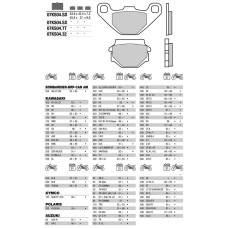 Brembo 07KS0432 колодки тормозные МОТО(FDB314)