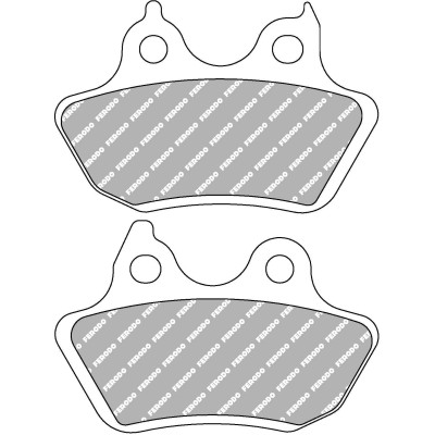 Ferodo FDB2202P Тормозные колодки дисковые MOTO, блистер 2 шт