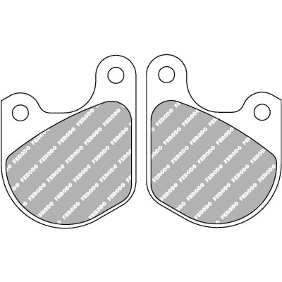 Ferodo FDB333P Тормозные колодки дисковые MOTO, блистер 2 шт