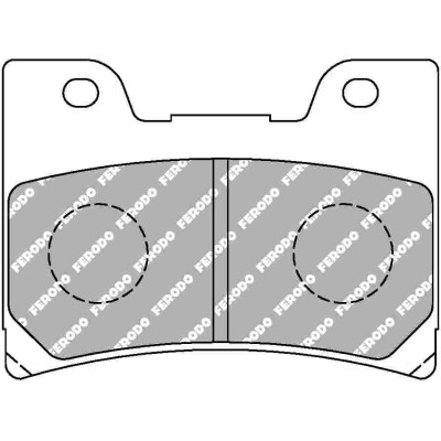 Ferodo FDB666P Тормозные колодки дисковые MOTO, блистер 2 шт