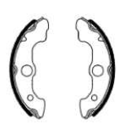 Ferodo FSB931 Тормозные колодки барабанные MOTO, коробка 2 шт