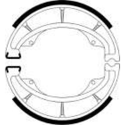 Ferodo FSB957 Тормозные колодки барабанные MOTO, коробка 2 шт