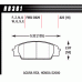 Колодки тормозные HB361R.622 HAWK Street Race передние Honda Civic EP3 Type-R