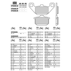 Brembo 07KA0808 колодки тормозные МОТО(FDB339)