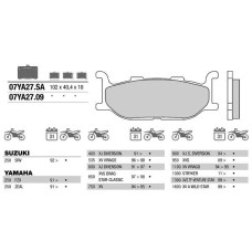 Brembo 07YA2709 колодки тормозные МОТО(FDB781)