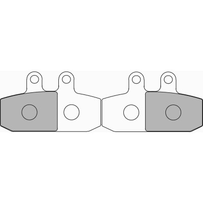 Ferodo FDB2146P Тормозные колодки дисковые MOTO, блистер 2 шт