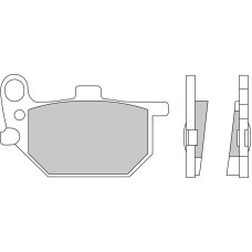 Ferodo FDB247P Тормозные колодки дисковые MOTO, блистер 2 шт