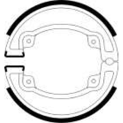 Ferodo FSB958 Тормозные колодки барабанные MOTO, коробка 2 шт