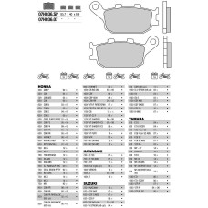 Brembo 07HO36SP колодки тормозные МОТО(FDB754)