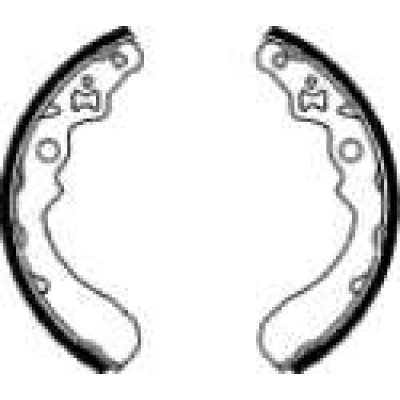 Ferodo FSB934 Тормозные колодки барабанные MOTO, коробка 2 шт