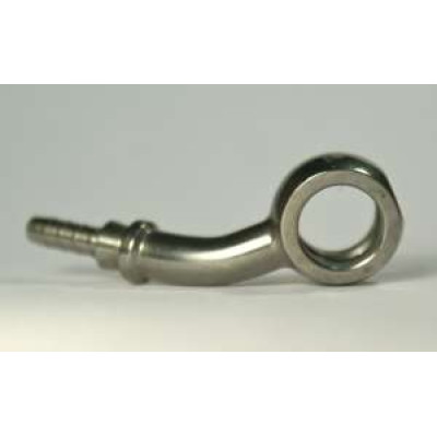 Фитинг banjo d10 mm, 45°, влево D-03 нерж. сталь, под опрессовку S5094L-03C, Goodridge