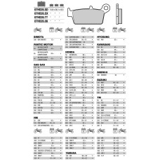 Brembo 07HO26SD колодки тормозные МОТО(FDB539)