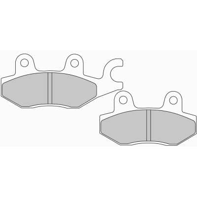 Ferodo FDB2087EF Тормозные колодки дисковые MOTO, блистер 2 шт