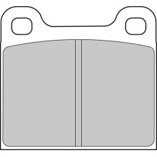 Ferodo FDB2136SG Тормозные колодки дисковые MOTO, блистер 2 шт