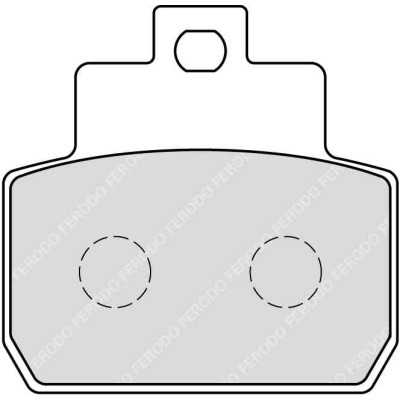 Ferodo FDB2207AG Тормозные колодки дисковые MOTO, блистер 2 шт
