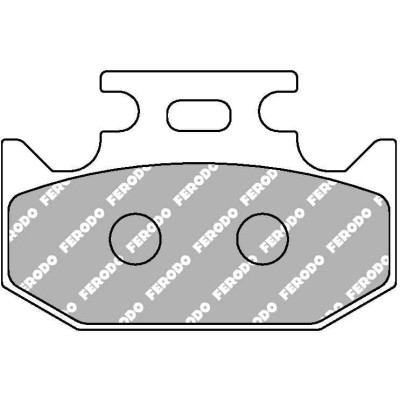 Ferodo FDB659SG Th 9.4мм Тормозные колодки дисковые MOTO, блистер 2 шт (FDB2270 th7.1мм)
