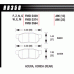 Колодки тормозные HB350R.496 HAWK Street Race